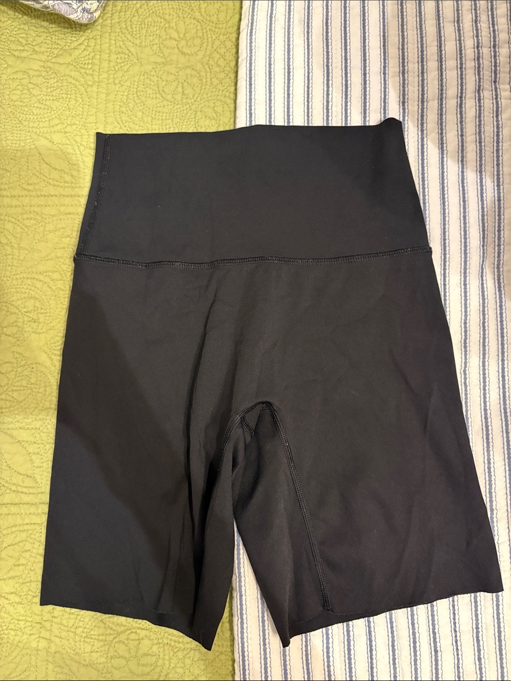 aerie Black High-Rise Bike Shorts